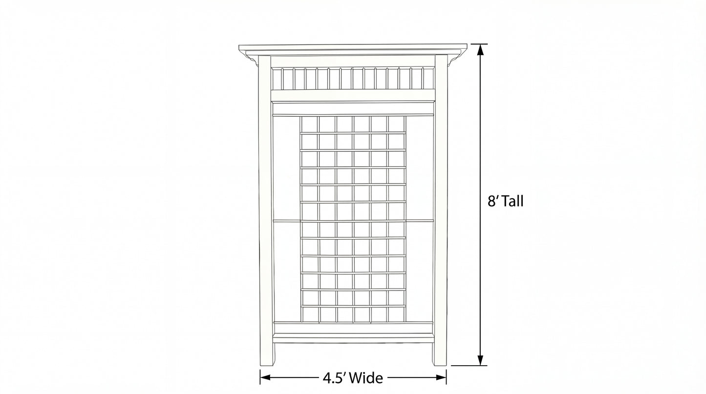 Palisade Cedar Trellis - Privacy Screen