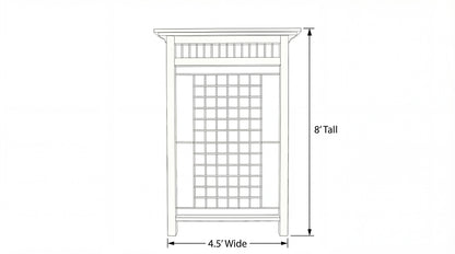 Palisade Cedar Trellis - Privacy Screen